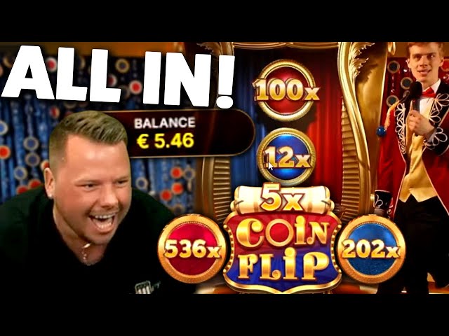 🚀World's First🚀 BIG WIN on Crazy Coin Flip!