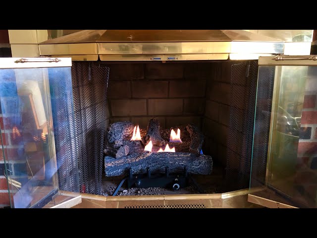 Allen-Roth 19.75” Vent Free Gas Log set. 30,000 BTU. #ventless #gasfireplace #cozy #homeheating
