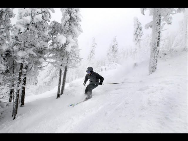 Glade Skiing Vermont  [GoPro]
