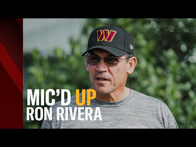 "I see that Rollie on your wrist!" | Head coach Ron Rivera mic'd up at training camp