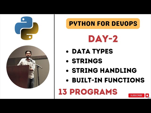 Day-2 | Data Types | Strings | String Handling Functions | #abhishekveeramalla #python