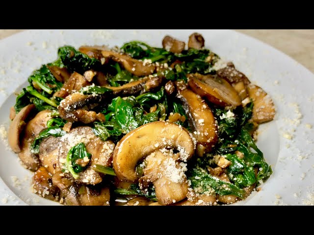 Garlic Mushroom & Spinach | Quick Recipe