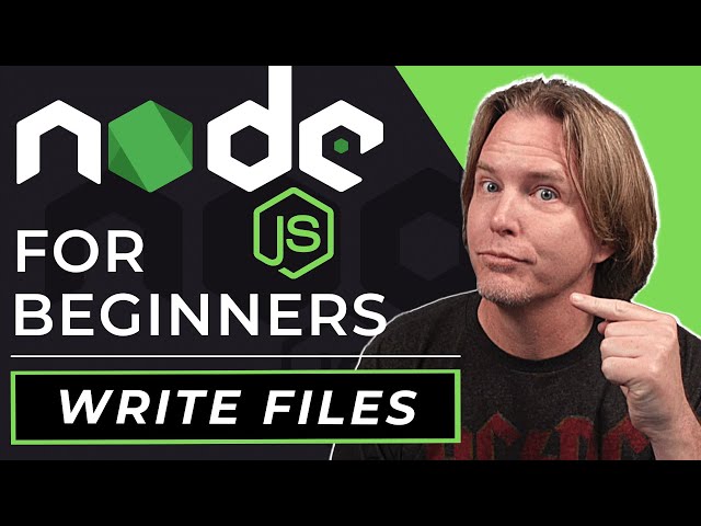 Reading and Writing Files with Node.js | Node JS Beginners Tutorial