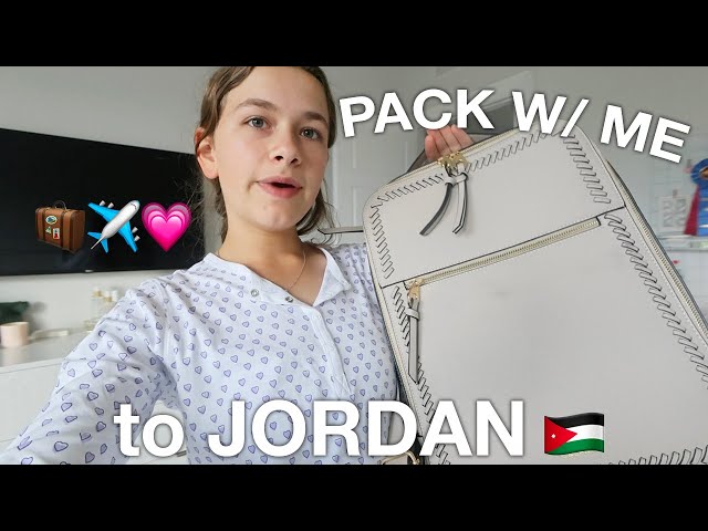 Pack with me to JORDAN! *why is packing so hard*