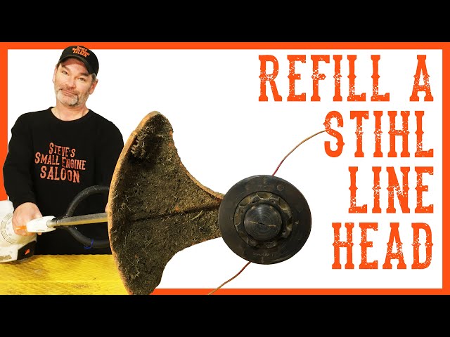 Easiest Way To Refill A Stihl AutoCut C5-2 Trimmer Linehead