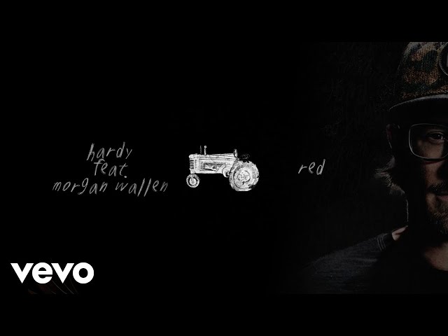 HARDY - red (feat. Morgan Wallen) (Lyric Video)