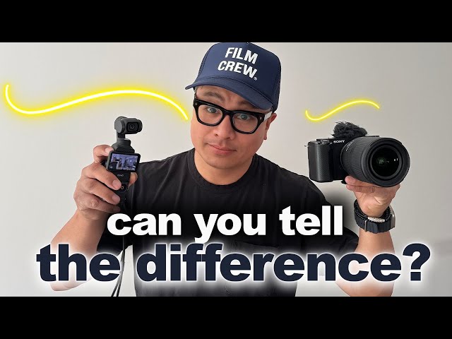 Comparing DJI Osmo Pocket 3 and SONY ZV-E1 - Spot the Difference Challenge