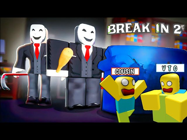 Me and my cousin played break in story 2🤩in roblox|On vtg!