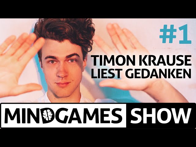 Unglaublich! Gedankenlesen mit Timon Krause im Video-Call in der "Mindgames Show"