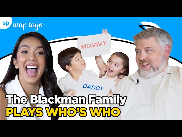 The Blackman Family Plays Who's Who l Usap Tayo l Smart Parenting
