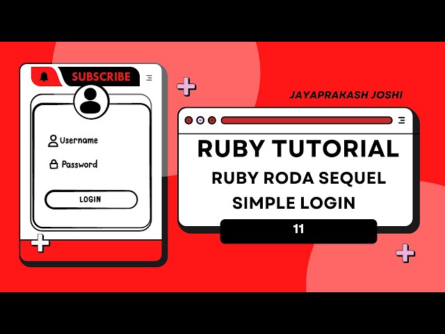 Ruby Roda Sequel | Simple Login Tutorial | Ruby
