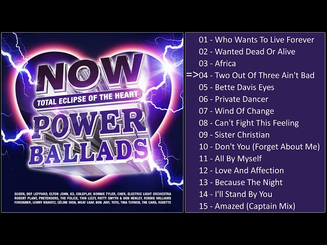 NOW That's What I Call Power Ballads Total Eclipse of the Heart