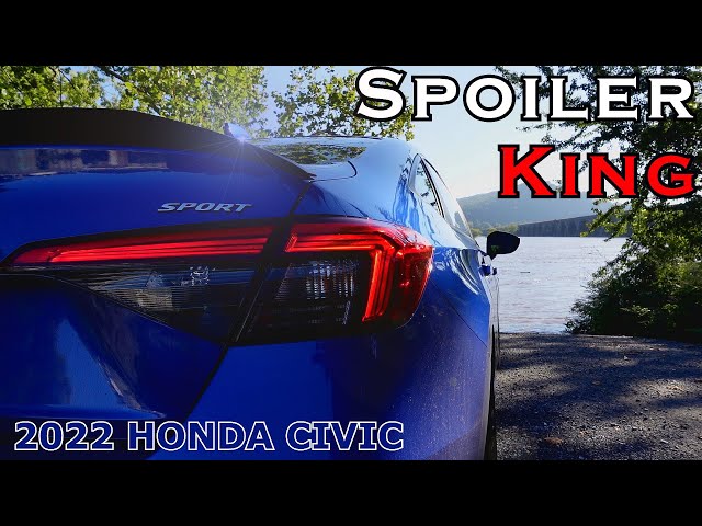 Spoiler Install on the 11th Gen 2022 Honda Civic Sport, Spoiler King for the win!