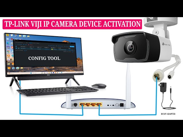 Tp-Link Vigi IP Outdoor IR Bullet Network Camera Unboxing, Network connection & Camera Initialize