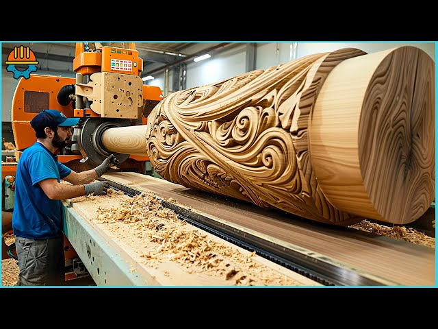 55 Incredible Woodworking Techniques and Wood Carving Machines & Lathe Machines