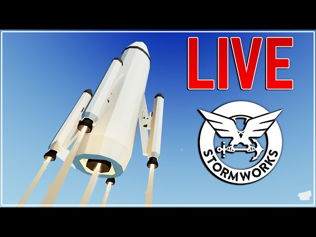 LETS BUILD A SPACESHIP Ready For The NEW SPACE DLC! - LIVE Stormworks!