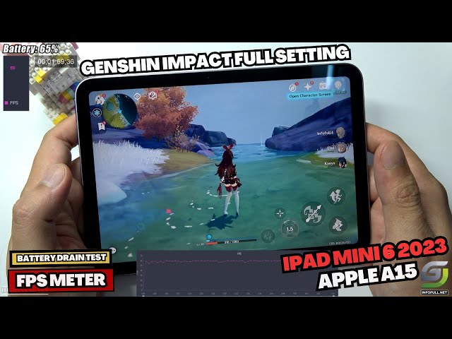 iPad Mini 6 2023 Genshin Impact Gaming test