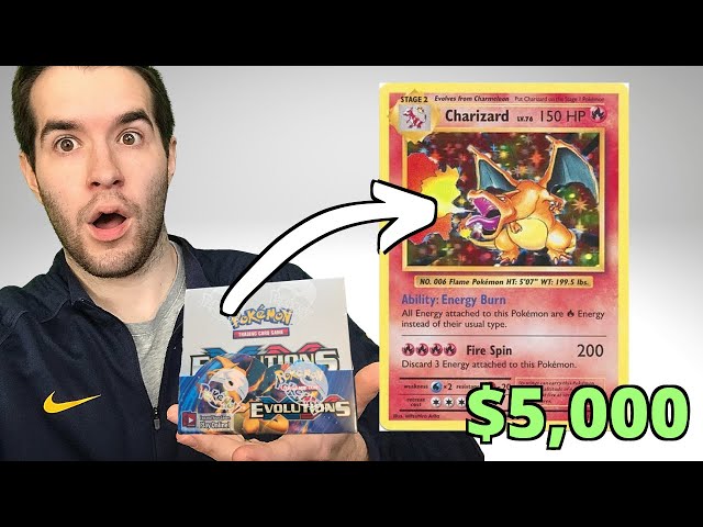 Is There A $5,000 Charizard Inside This Pokemon Evolutions Box? Part 2