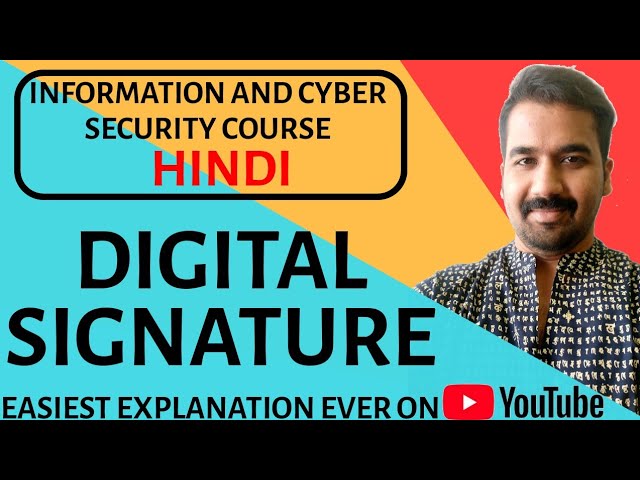 Basics Of Digital Signature Explained in Hindi