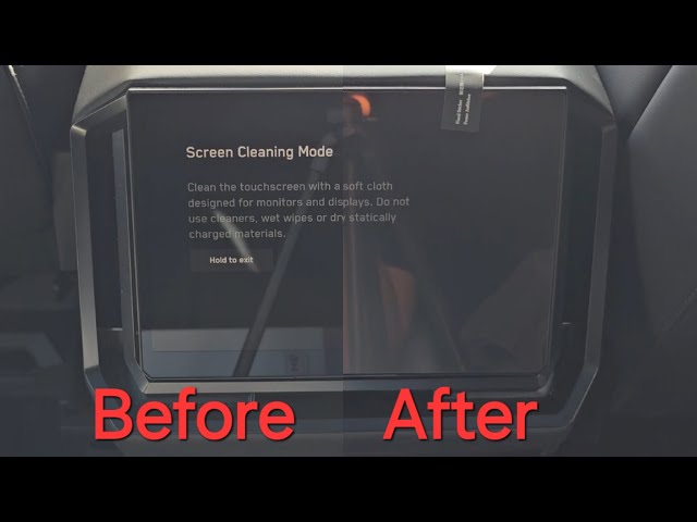 Tesla Cybertruck 9.4" R RUIYA Matte Tempered Glass Rear Screen Protector Anti-Fingerprint Anti-Glare