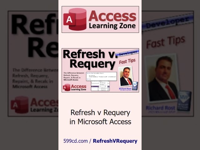 Refresh vs. Requery in Microsoft Access: What's the Difference? #shorts #msaccess
