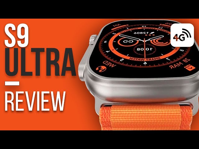 SMARTWATCH S9 ULTRA 4G Unboxing Review - ANDROID, GPS/4G e FACE ID! Vale a pena? É bom?