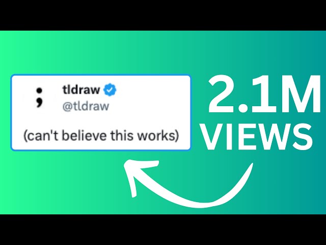 How tldraw got 30,000 new followers in one month