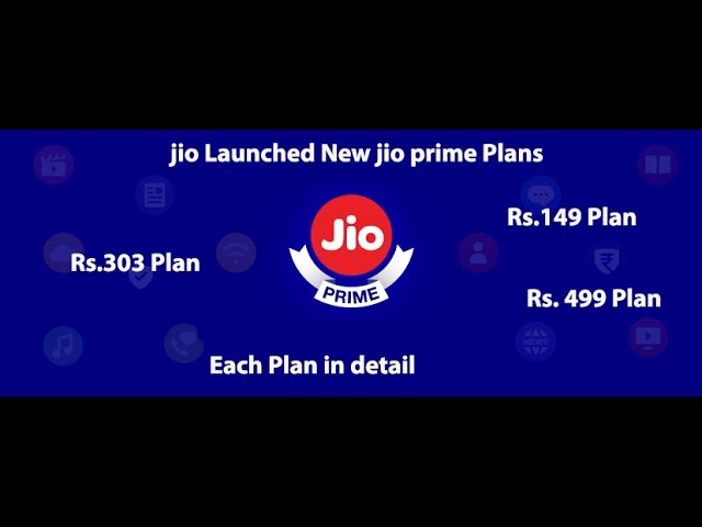 Jio New Plans For Prime User. New Plans 149, Plan 499 and Plan 303  explained