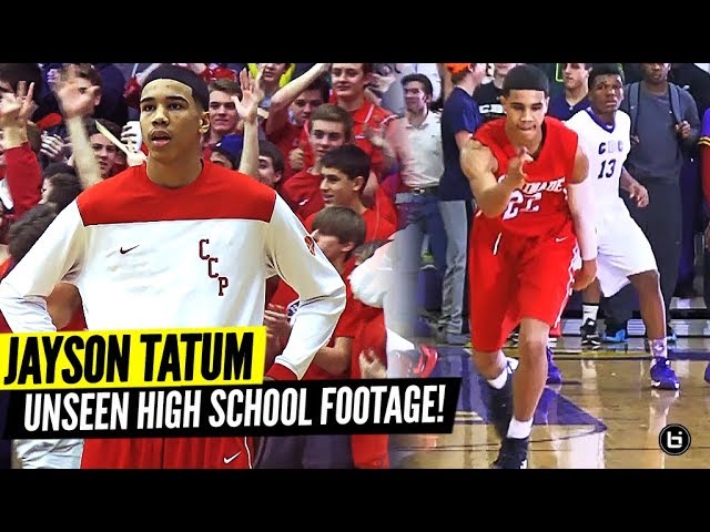 JAYSON TATUM UNSEEN SOPHOMORE HIGH SCHOOL FOOTAGE!! Goes OFF in Sold Out Rivalry Game vs CBC!