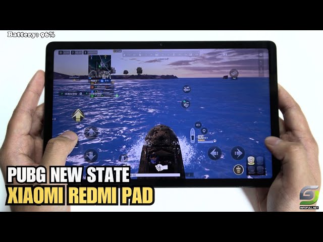 Xiaomi Redmi Pad test game PUBG New State 90FPS | Helio G99