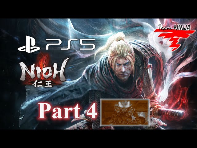 Nioh Remastered Gameplay (Souls Games) Boss Onryoki  Part 4 PlayStation 5