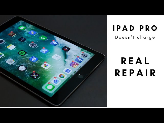 How to fix an iPad pro that doesn't charge