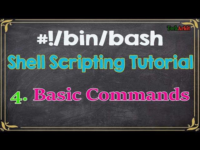 Shell Scripting Tutorial-4 Basic Commands touch, cat, ls, cd, date, cal and pwd | Tech Arkit