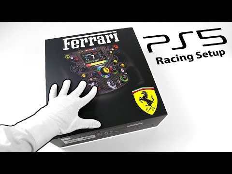 $1000 PS5 Racing Wheel Setup - Unboxing Thrustmaster T-GT II + Ferrari SF1000