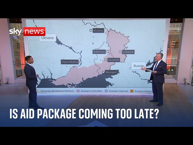 Is the $60.8bn Ukrainian aid package coming too late? | Ukraine war