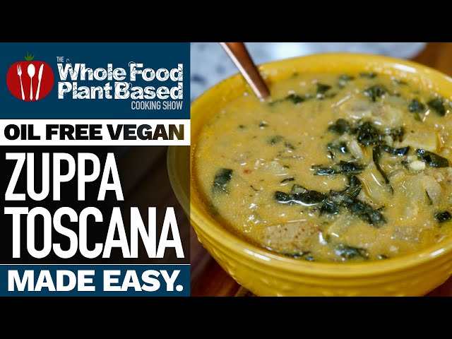 VEGAN ZUPPA TOSCANA ❤️ You don't want to miss this amazing Italian soup!