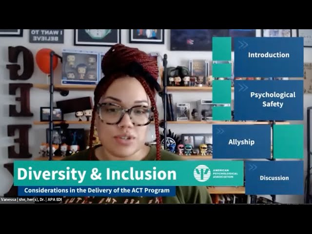 Diversity and Inclusion Considerations in the Delivery of the ACT Program   (Feb 2023)