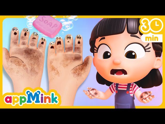 🚿✨ Wash Your Hands🛁🦷 Healthy Habit Heroes🧼🎵 #appmink #nurseryrhymes #kidssong #cartoon #kids