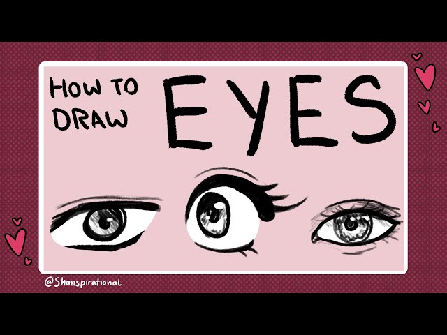 How To Draw Eyes (3 ways)