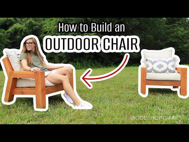 How to Build an Outdoor Chair EASY | With Building Plans