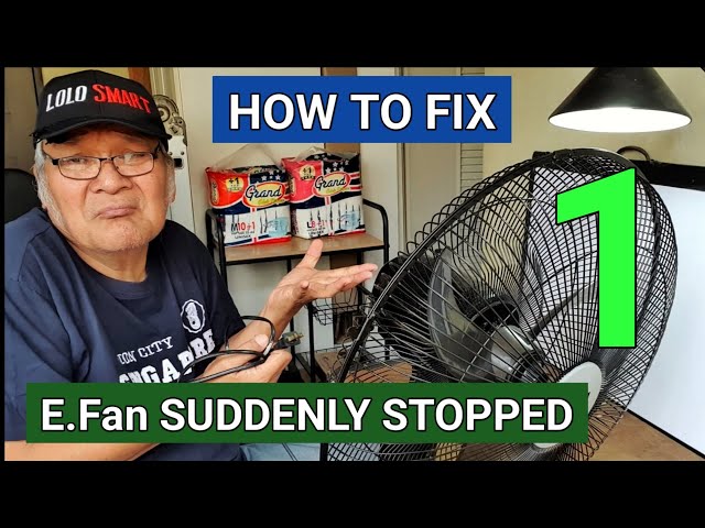 HOW TO FIX ELECTRIC FAN SUDDENLY STOPPED AND DISCUSSED IN DETAIL WHAT POSSIBLE DEFECTIVE PARTS