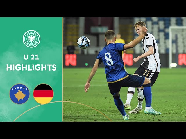 Hart erarbeiteter Sieg | Kosovo - Deutschland 0:3 | Highlights | U 21 EM-Qualifikation