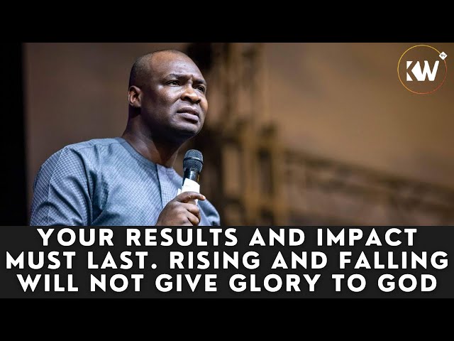YOUR IMPACT MUST BE SUSTAINED TO GIVE GLORY TO GOD - Apostle Joshua Selman