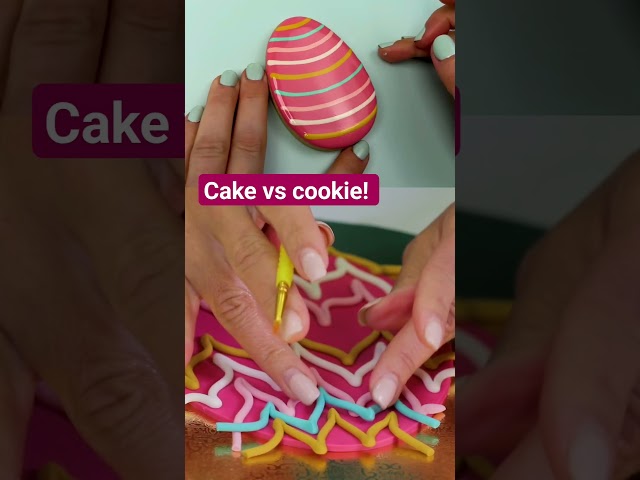 this design was absolutely the hardest! ☠️😂 check out the full video easter egg cookie cakes 🐰🥚🍪🍰