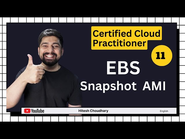 EBS snapshot and AMI in AWS