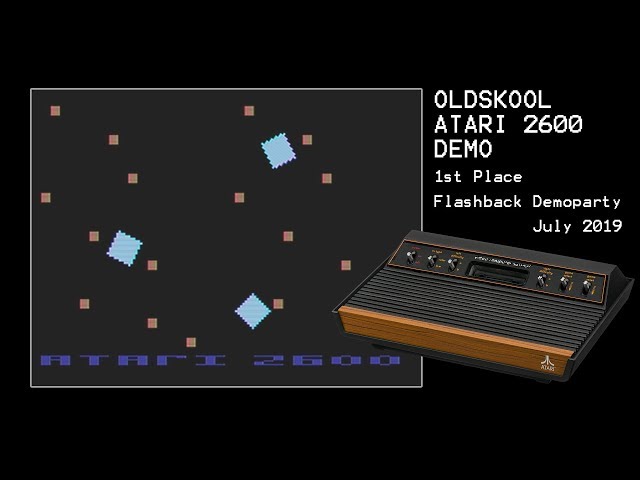 IOCaste - cTrix & krion & a.god (Atari 2600 Demo - Pal - Real Hardware Capture)