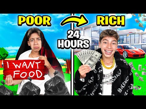 POOR to RICH in 24 Hours!!