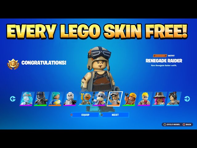 How to Get EVERY LEGO SKIN for FREE in Fortnite Chapter 5! (FREE SKINS GLITCH)