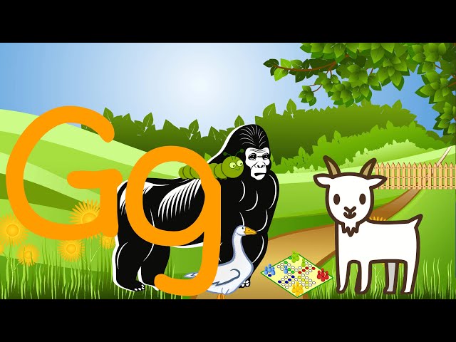 Grace the Goat Letter G Poem: Alphabet Video for Kids - FreeSchool Early Birds