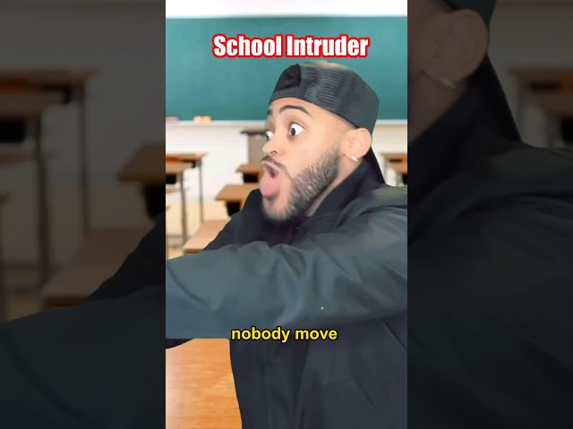 How to survive from a school intruder…pt3💀😂 #comedy